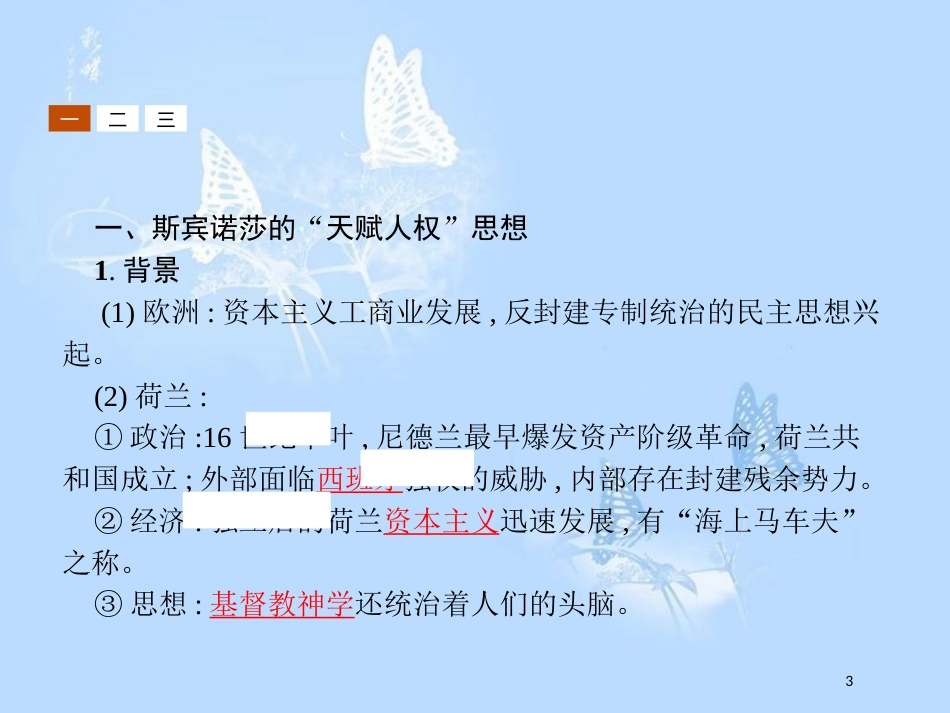 高中历史 第一单元 专制理论与民主思想的冲突 1.2 近代西方的民主思想课件 新人教版选修2_第3页