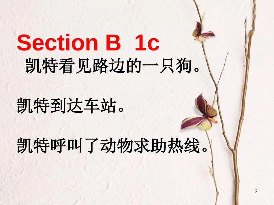 八年级英语下册 口头表达专练 Unit 5 What were you doing when the rainstorm came Section B课件 （新版）人教新目标版_第3页