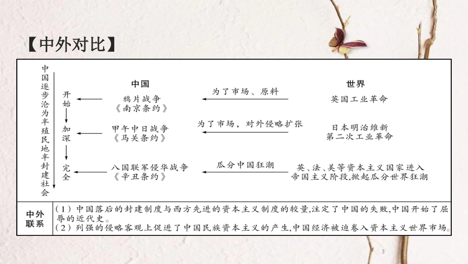 湖南省中考历史总复习模块二中国近代史第一单元列强的侵略与中国人民的抗争课件新人教版_第3页