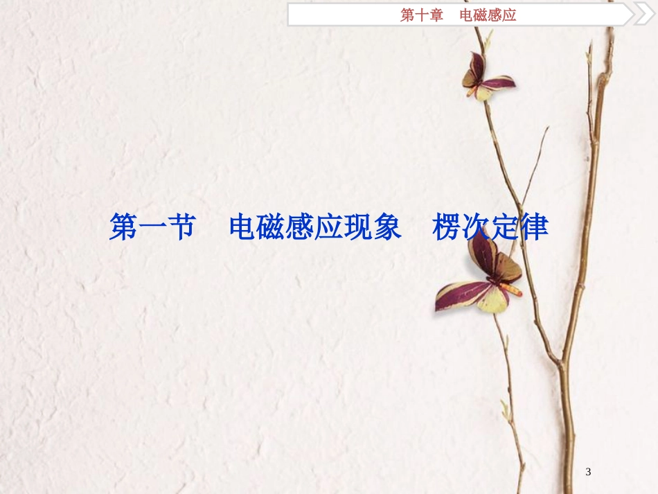 2019届高考物理总复习 第十章 电磁感应 第一节 电磁感应现象 楞次定律课件_第3页