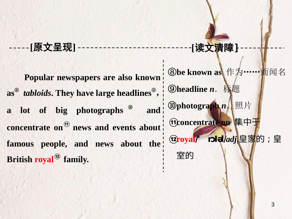 高中英语 Module 5 Newspapers and MagazinesSection Ⅳ Other Parts of the Module课件 外研版必修2_第3页