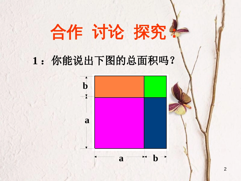 七年级数学下册 第三章 3.4 乘法公式（2）课件 （新版）浙教版_第2页
