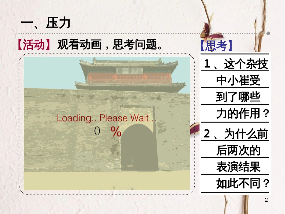 八年级物理下册 10.1 压力、压强课件 （新版）苏科版_第2页