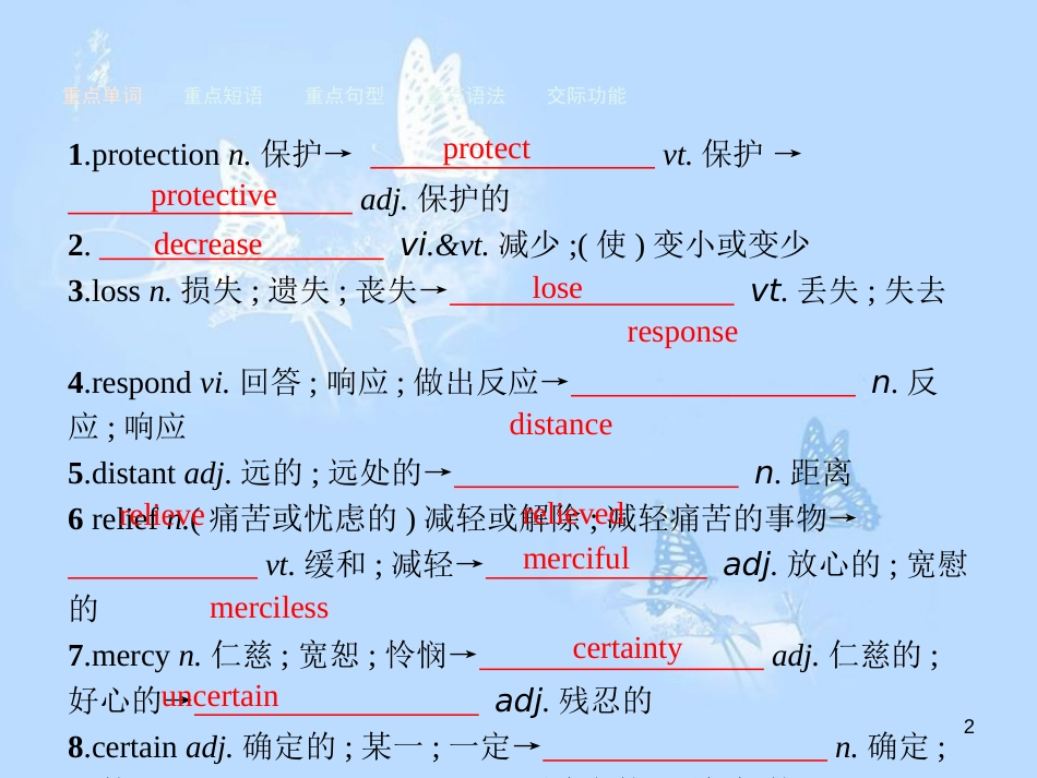 高中英语 单元重点小结4课件 新人教版必修2_第2页