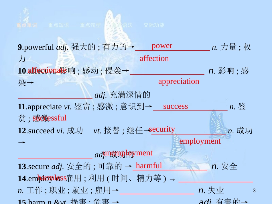 高中英语 单元重点小结4课件 新人教版必修2_第3页