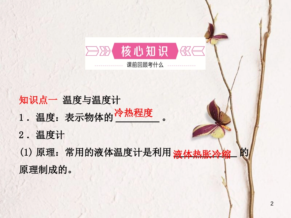 山东省滨州市中考物理总复习 第三章 物态变化课件_第2页