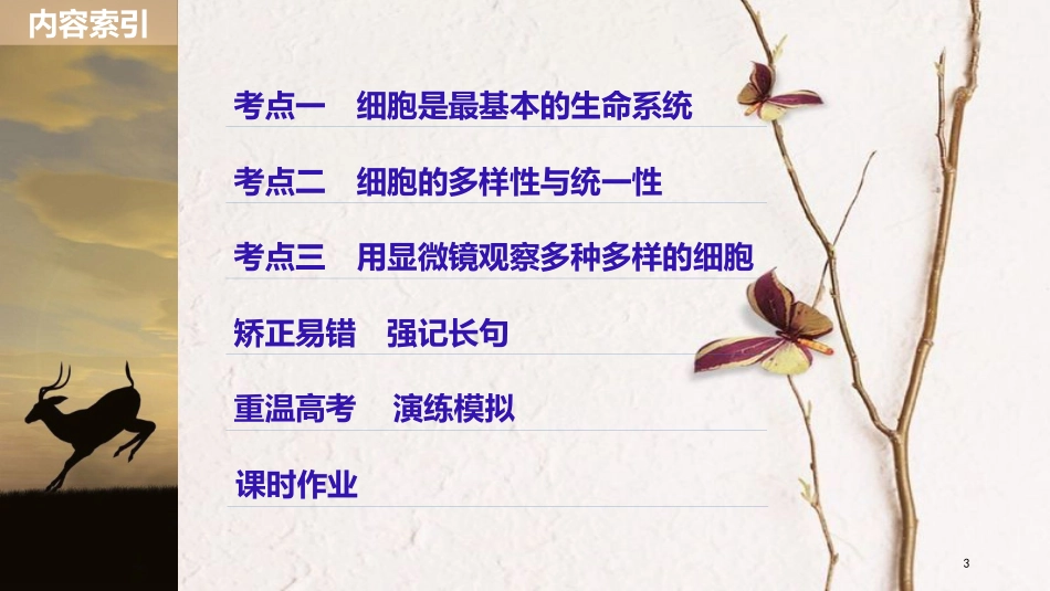 （江苏通用）2019版高考生物大一轮复习 第一单元 细胞的概述及其分子组成 第1讲 走近细胞课件_第3页
