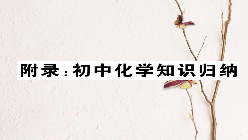 九年级化学下册 初中化学知识归纳课件 （新版）新人教版_第1页