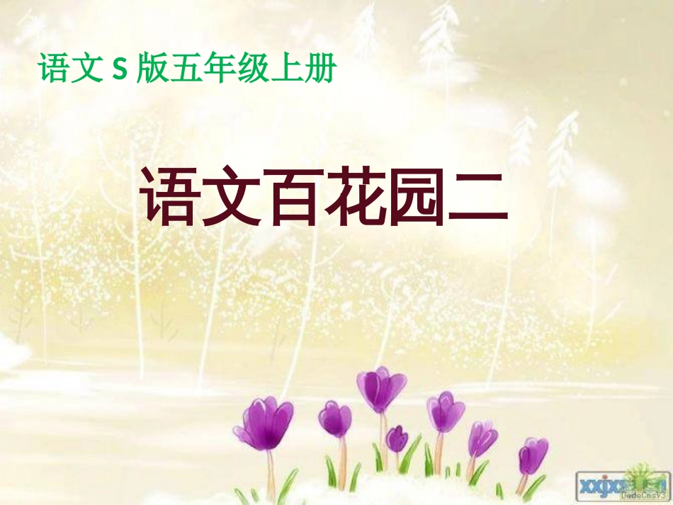 五年级语文上册 语文百花园二课件1 语文S版_第1页