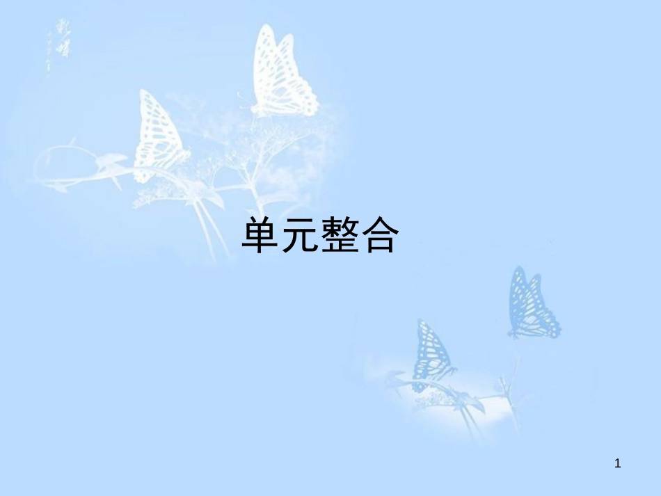高中历史 第四单元 亚洲觉醒的先驱单元整合课件 新人教版选修4_第1页