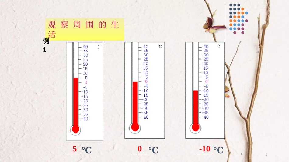 七年级数学上册 1.2 数轴、相反数与绝对值 1.2.1 数轴课件 （新版）湘教版_第2页