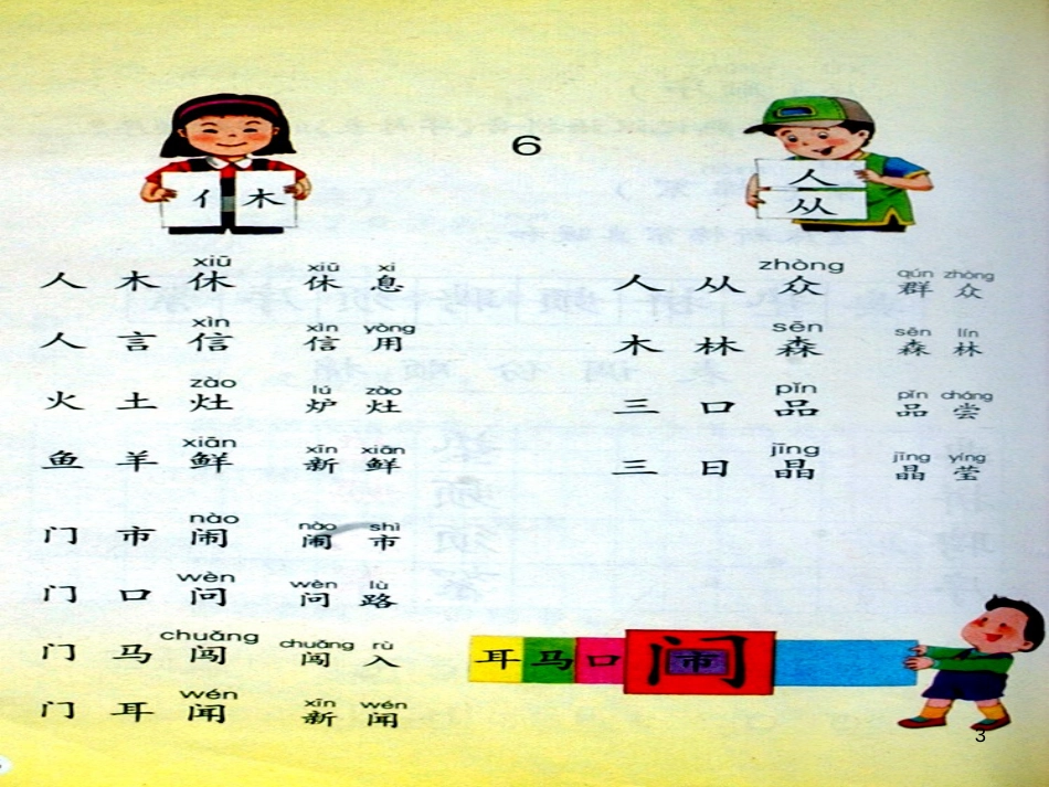 二年级语文上册 第六单元 识字 6课件 湘教版_第3页