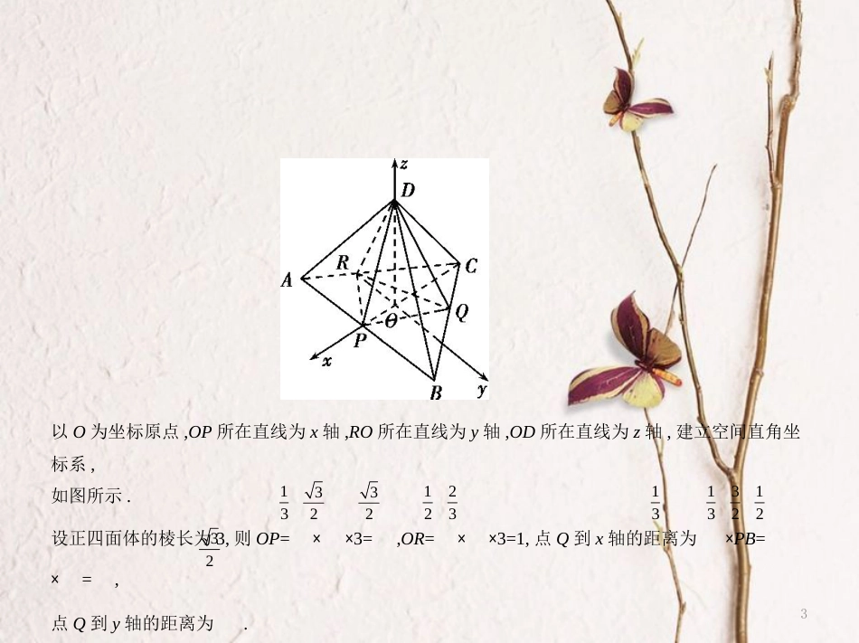 （浙江专用）高考数学一轮复习 第八章 立体几何 8.5 空间向量及其应用课件_第3页