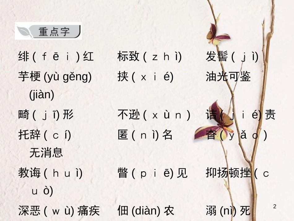 学年八年级语文上册 第二单元知识归纳课件 新人教版_第2页
