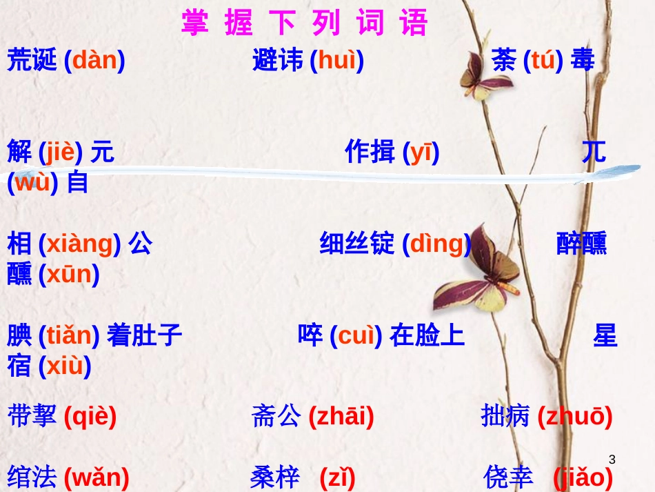 江苏省镇江市八年级语文上册 14《范进中举》课件 语文版_第3页