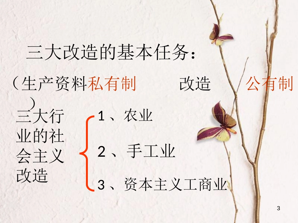 八年级历史下册 第2单元 社会主义制度的建立与社会主义建设的探索 第5课 三大改造课件2 新人教版_第3页