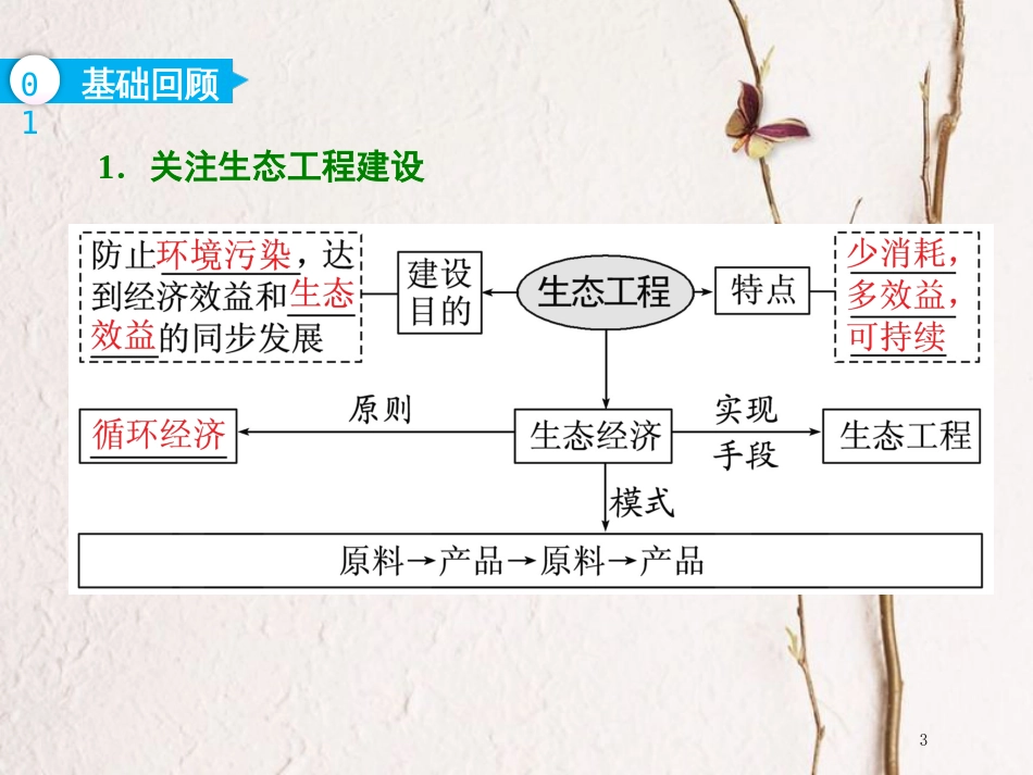 （全国通用版）2019版高考生物一轮复习 选考部分 现代生物科技专题 第4讲 生态工程课件_第3页