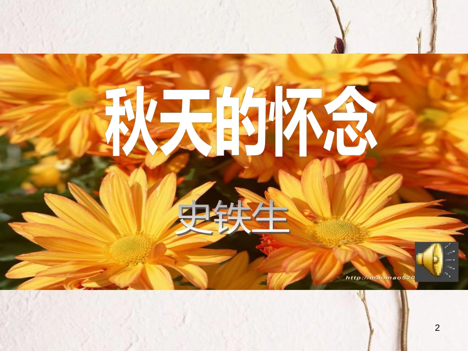 甘肃省民乐县七年级语文上册 第5课《秋天的怀念》课件 新人教版_第2页