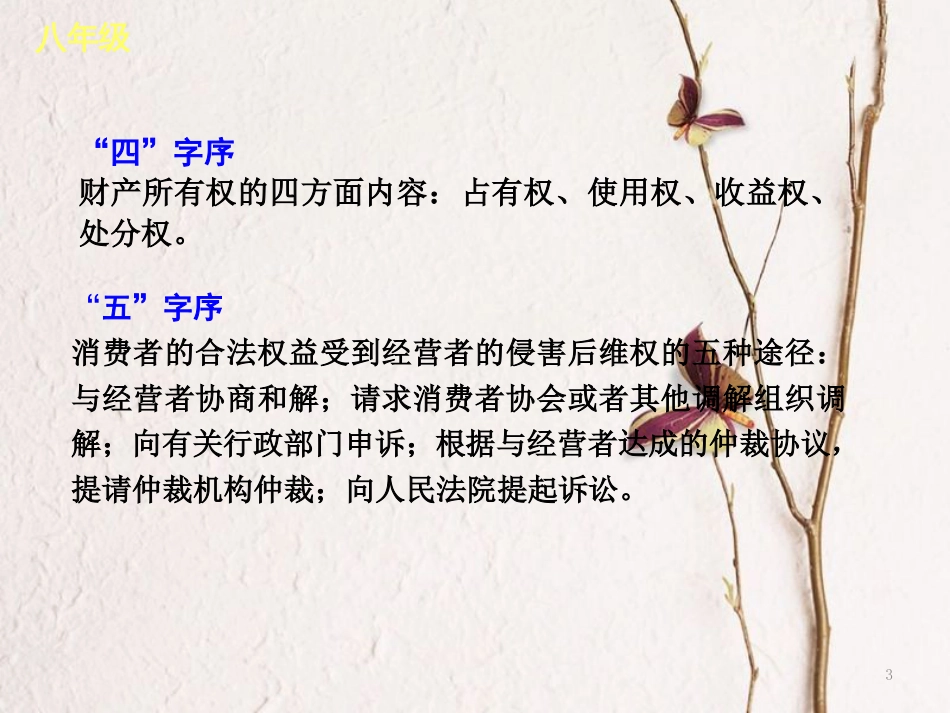 （呼和浩特专版）中考政治复习方案 核心观点归类 八年级课件_第3页