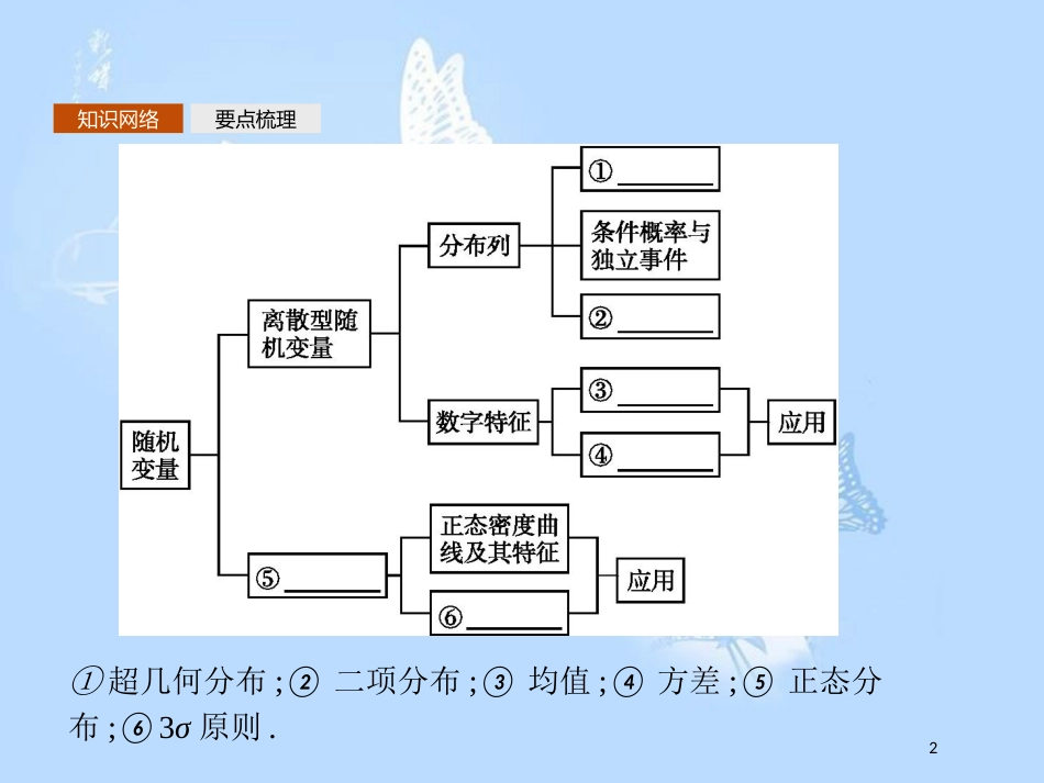 高中数学 第二章 概率模块复习课课件 北师大版选修2-3_第2页