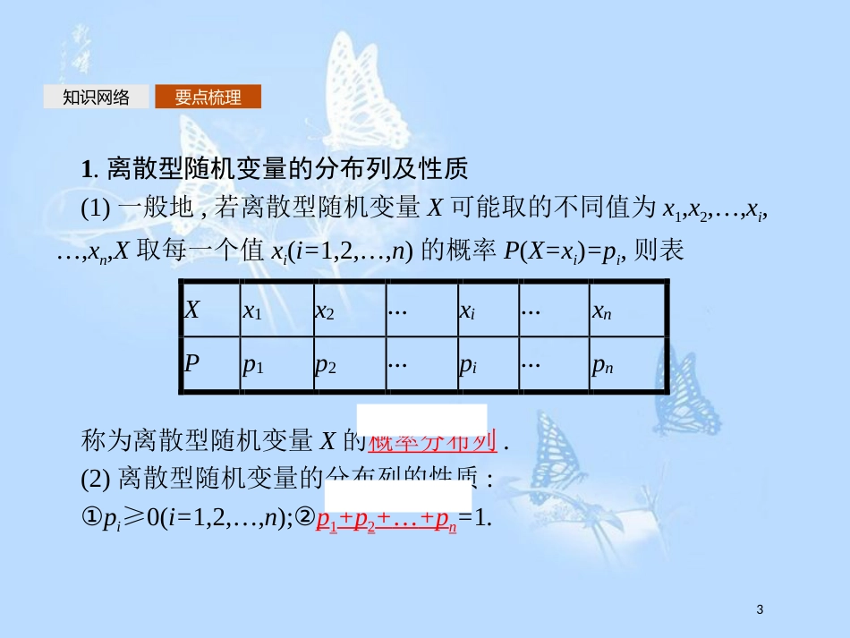 高中数学 第二章 概率模块复习课课件 北师大版选修2-3_第3页