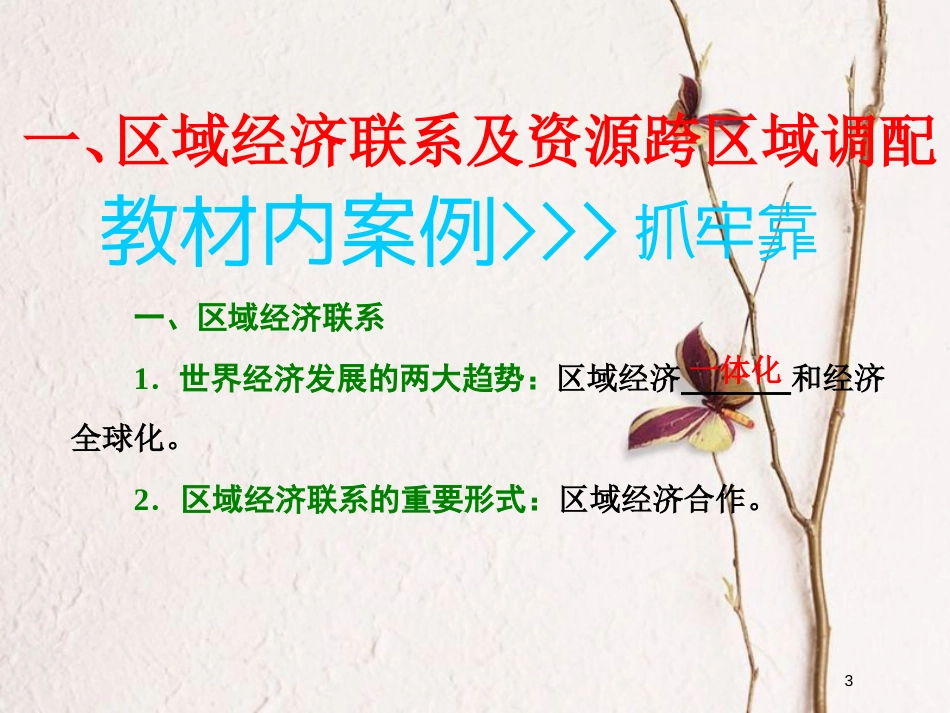 2019版高考地理大一轮复习 第三部分 第二章 区域可持续发展 第二讲 区域经济联系课件 湘教版_第3页