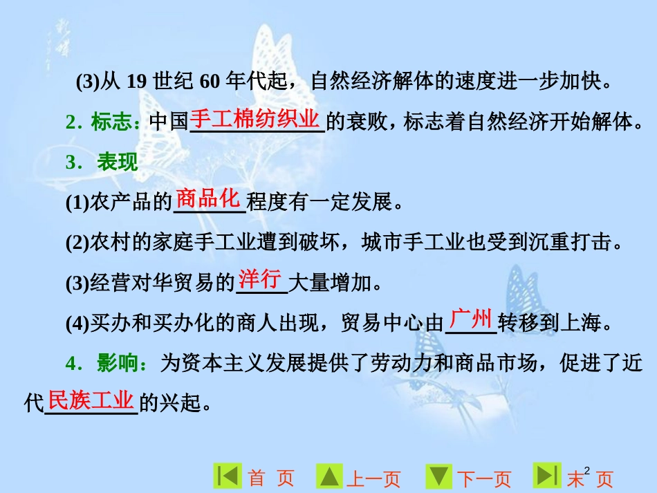 高中历史 专题二 近代中国资本主义的曲折发展 一 近代中国民族工业的兴起课件 人民版必修2_第2页