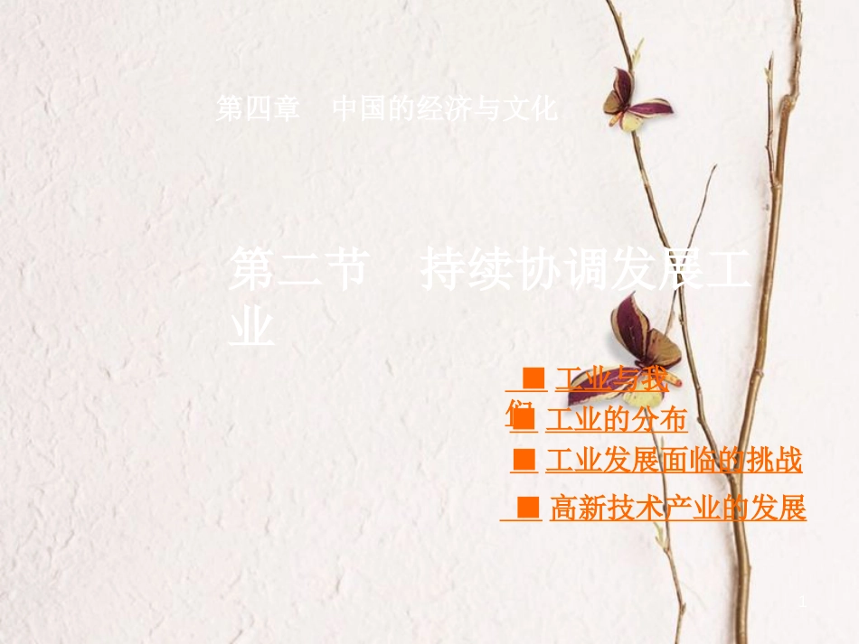 八年级地理上册 第4章 第二节《持续协调发展工业》课件2 （新版）商务星球版_第1页