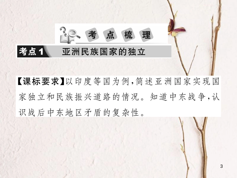 中考历史总复习 第六部分 世界现代史 第五、六、七学习主题 亚非拉国家的独立和振兴、当代世界格局的演变、现代科技与文化课件_第3页