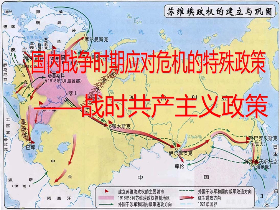 江苏省如皋市白蒲镇九年级历史下册第一单元苏联社会主义道路的探索第2课对社会主义道路的探索课件新人教版_第3页