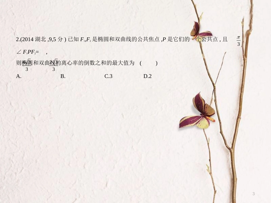 （浙江专用）高考数学一轮复习 第十章 圆锥曲线与方程 10.6 圆锥曲线的综合问题课件_第3页