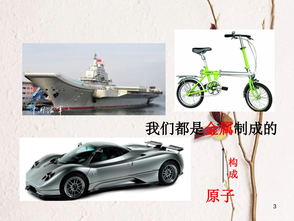 九年级化学上册 第3单元 物质构成的奥秘 课题2 原子的结构教学课件 （新版）新人教版_第3页