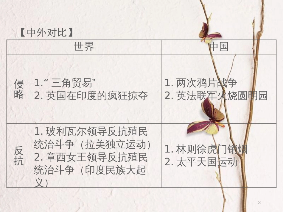 湖南省中考历史总复习模块五世界近代史第三单元殖民扩张与殖民地人民的抗争课件新人教版_第3页
