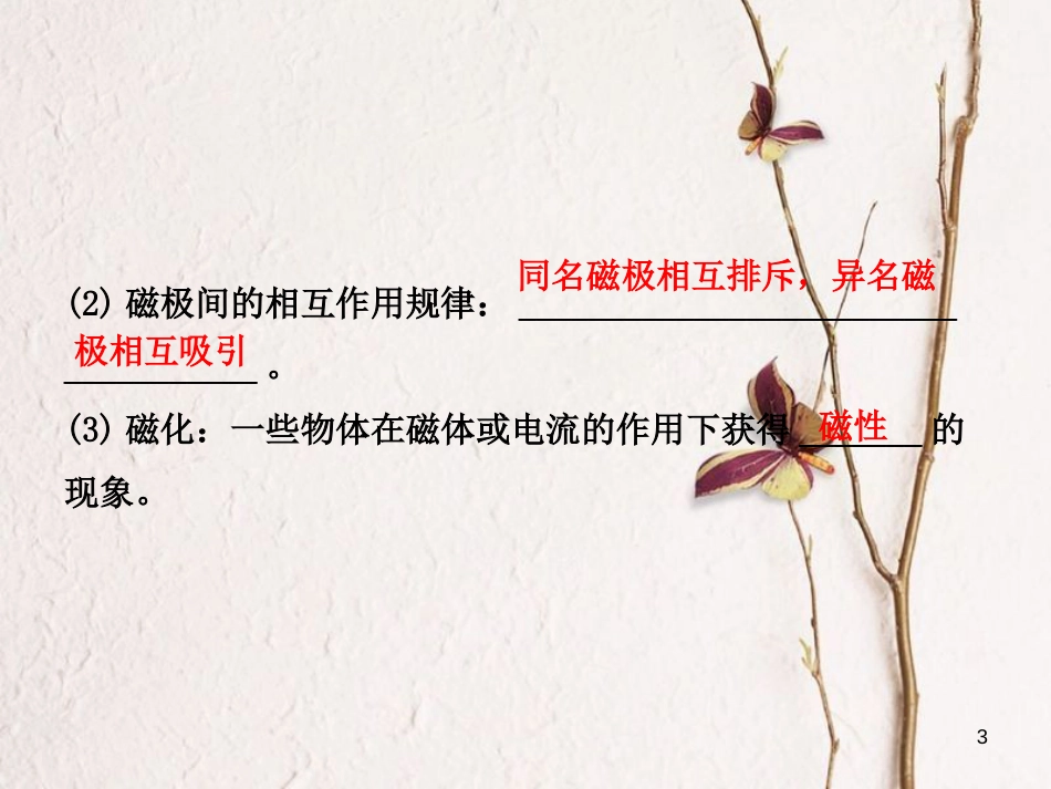山东省滨州市中考物理总复习 第二十章 电与磁课件_第3页