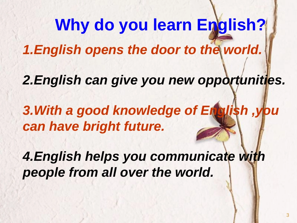 七年级英语下册 Unit 5 I Love Learning English Lesson 30 Writing an E-mail in English课件1 （新版）冀教版_第3页