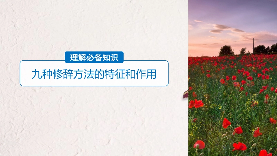 2019届高考语文一轮复习 第一章 语言文字的运用 专题七 仿写（含修辞方法）核心突破二 理解必备知识，掌握关键能力课件_第3页
