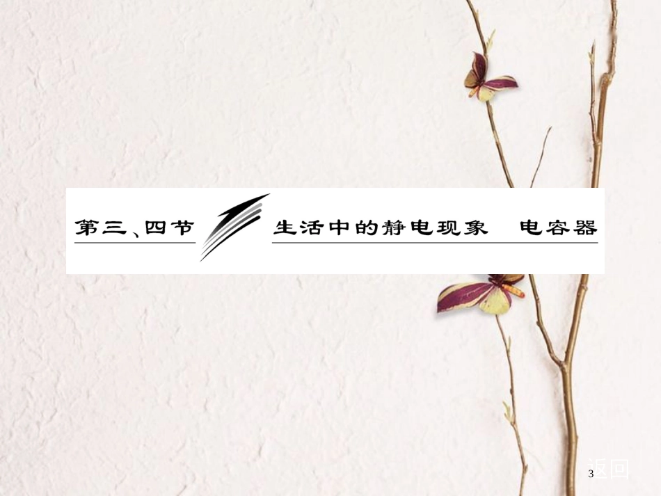 高中物理 第一章 电场电流 第三节 生活中的静电现象 第四节 电容器课件 新人教版选修1-1_第3页