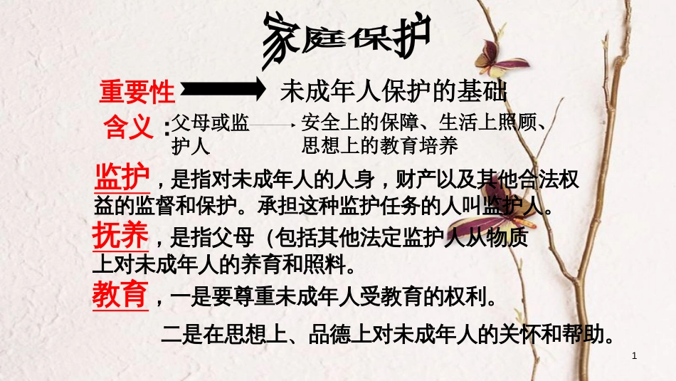 八年级道德与法治上册 第一单元 不断完善自我 第四课 在保护中成长 第2框《依法受教育》课件 陕教版_第1页