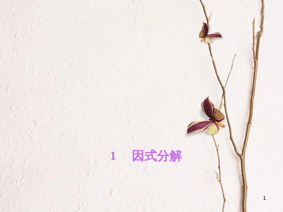 八年级数学下册 第四章 因式分解 1 因式分解作业课件 （新版）北师大版_第1页
