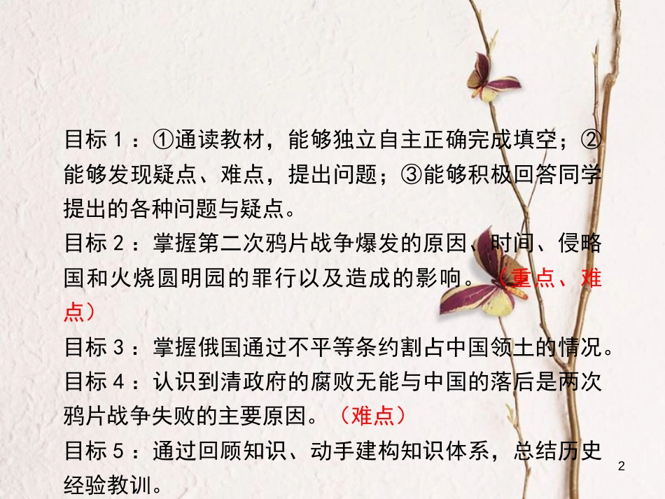 八年级历史上册 2《第二次鸦片战争》课件 岳麓版_第2页