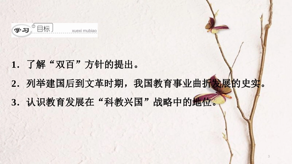 八年级历史下册 第四单元 国防建设与科技文化的发展 第19课 文化教育事业的发展课件 北师大版_第3页