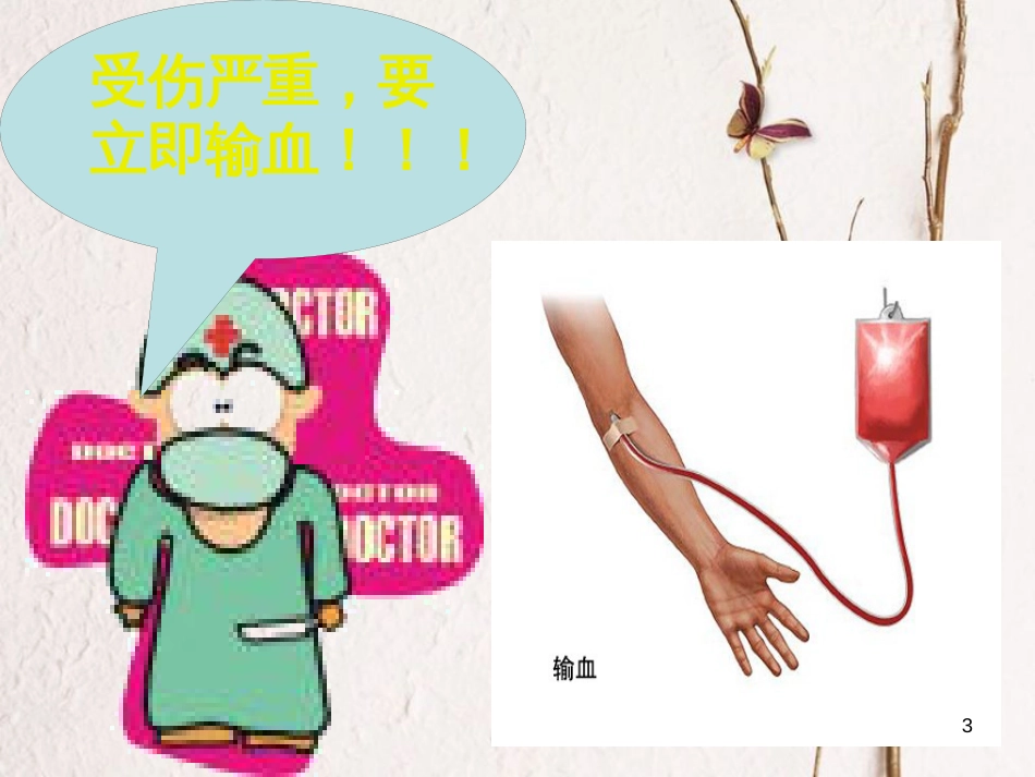 七年级生物下册 第四单元 第四章 第四节《输血与血型》课件 （新版）新人教版[共45页]_第3页