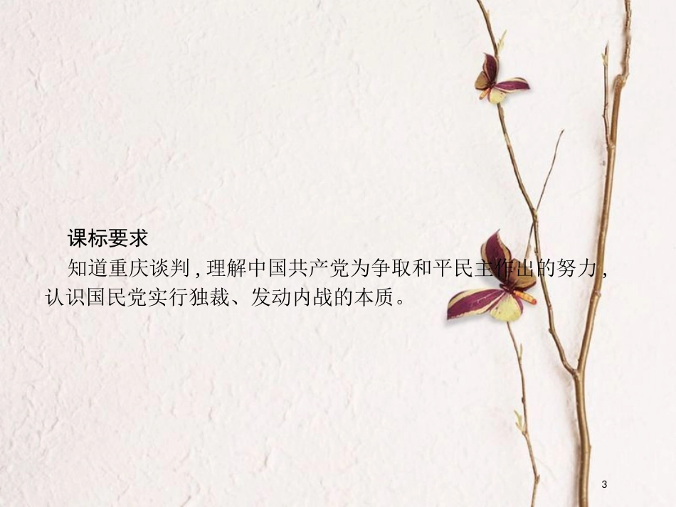 八年级历史上册 第五单元 人民解放战争的胜利 第22课 全面内战的爆发课件 北师大版_第3页