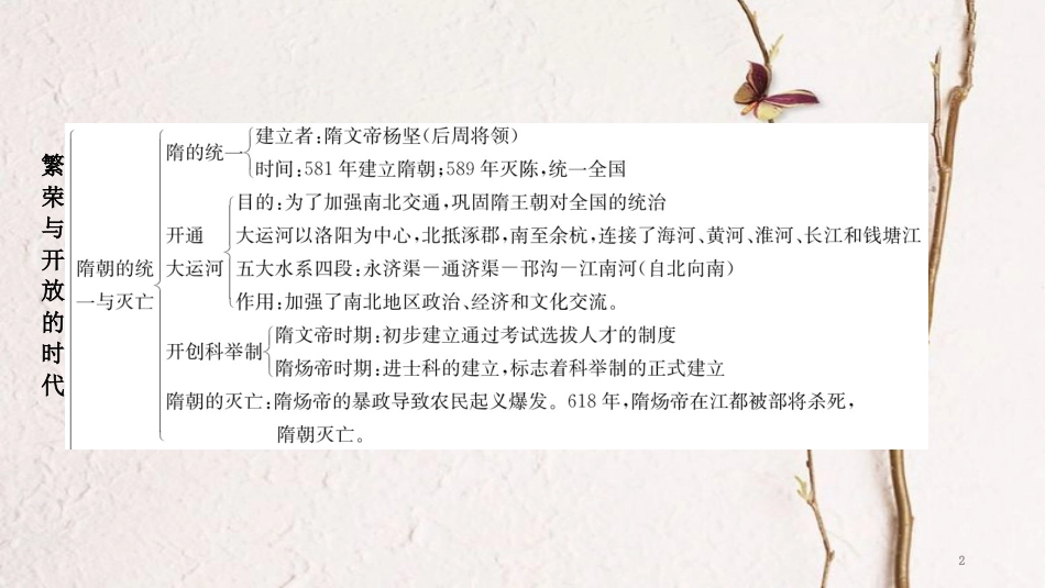 七年级历史下册 第一单元 隋唐时期 繁荣与开放的时代知识整合课件 新人教版_第2页