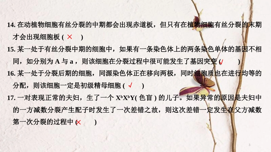 2019版高考生物一轮复习 第三单元 细胞的新陈代谢 阶段排查 回扣落实（三）创新备考课件 中图版_第3页