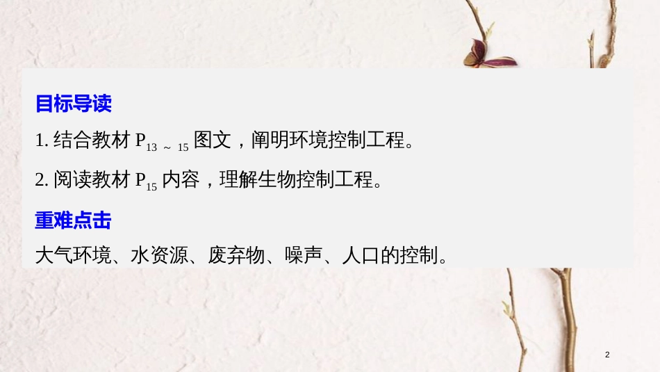 高中生物 第1章 生态工程 第3节 城市生态工程同步备课课件 北师大版选修3_第2页