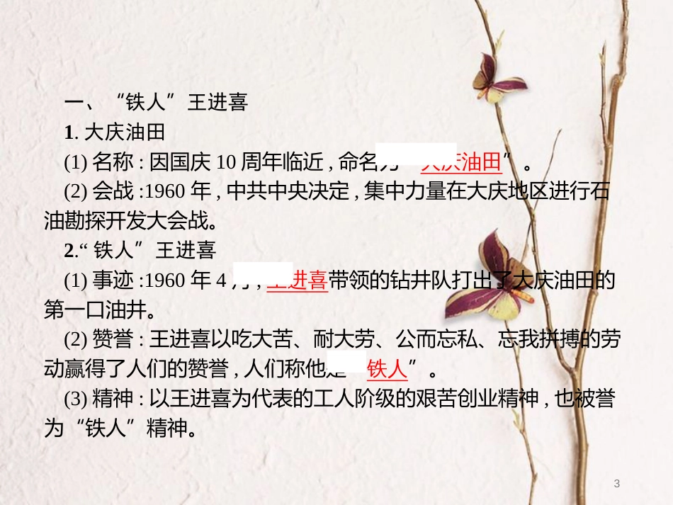 八年级历史下册 第二单元 建设之路的曲折探索 第8课 艰苦创业年代的英雄模范课件 北师大版[共9页]_第3页
