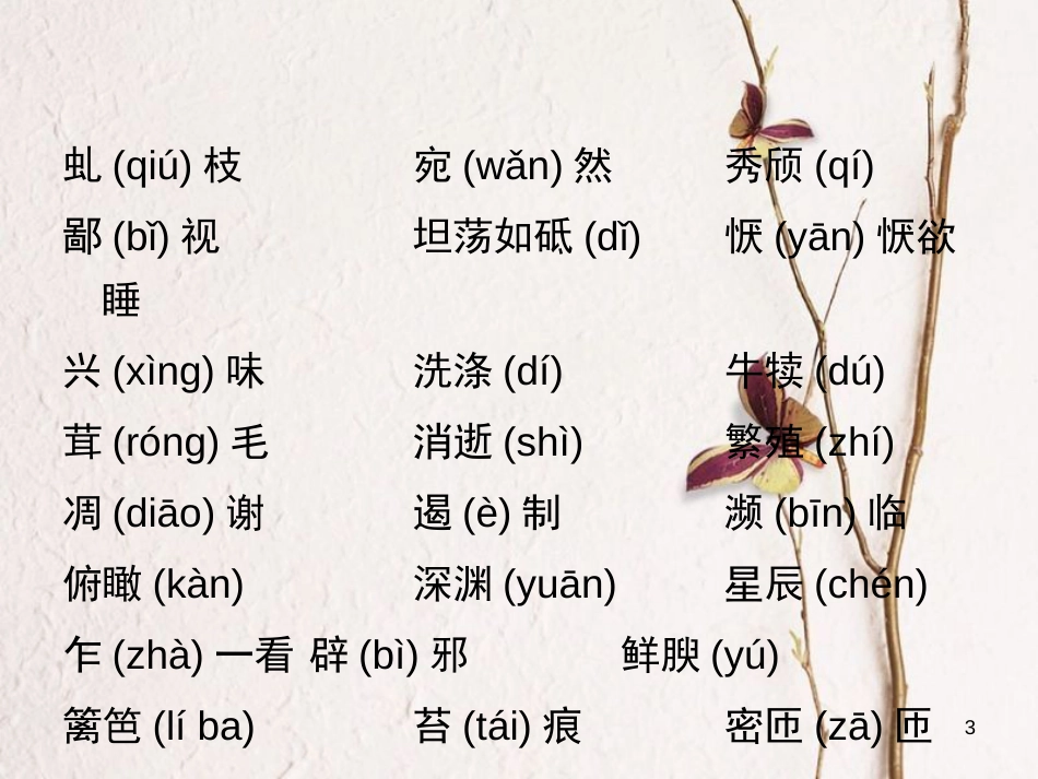 学年八年级语文上册 第四单元知识归纳课件 新人教版_第3页