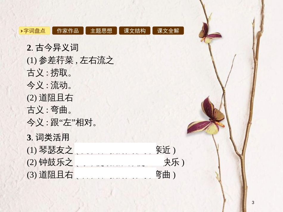 九年级语文下册 第六单元 23《诗经》两首课件 （新版）新人教版_第3页