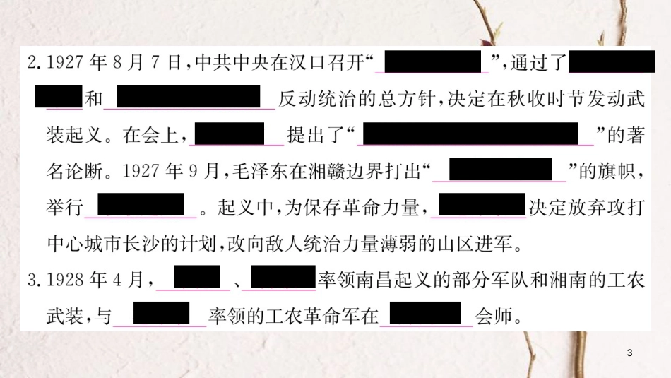 八年级历史上册 第五单元 从国共合作到国共对峙 16 毛泽东开辟井冈山道路课件 新人教版_第3页